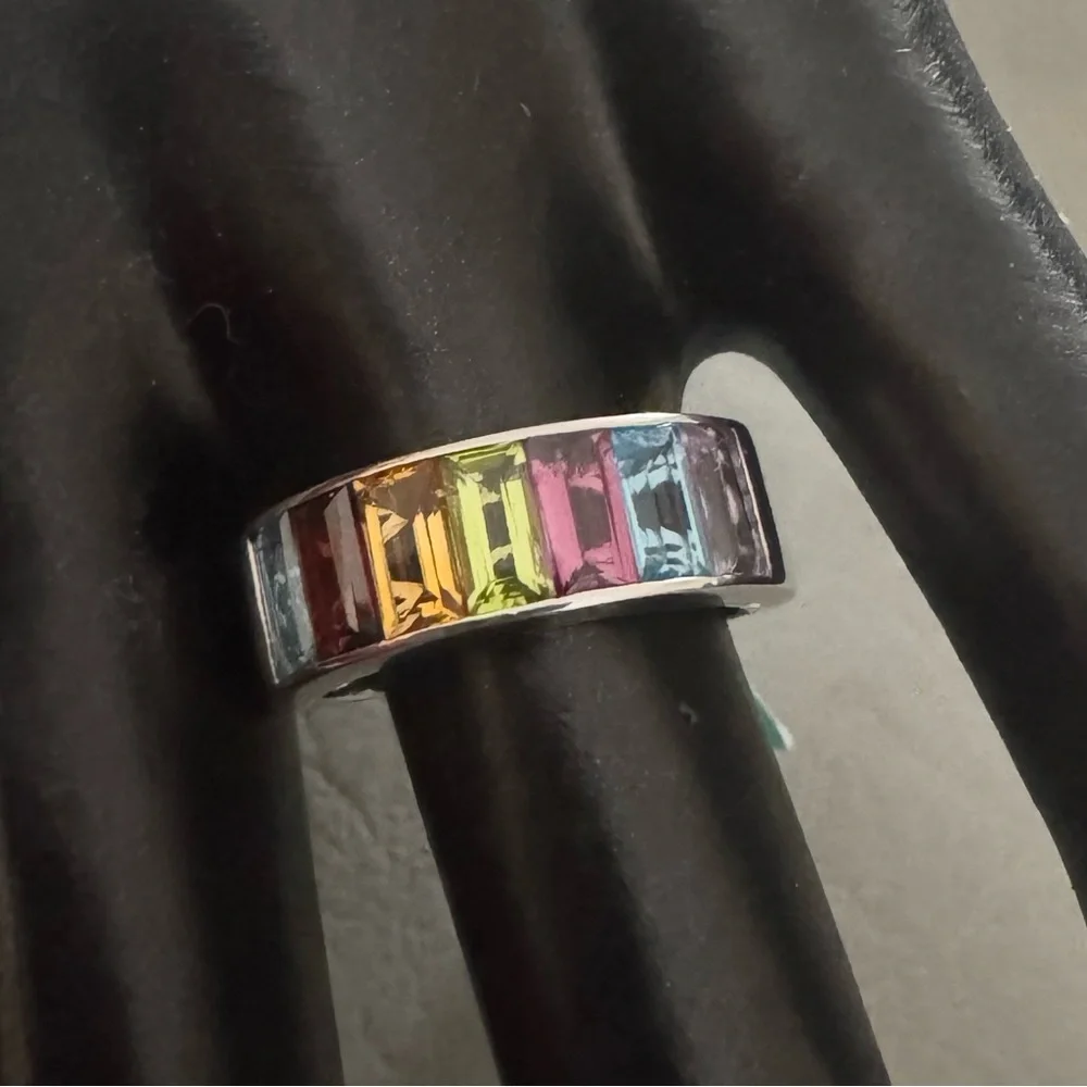 NWT EFFY Silver Gemstone Ring